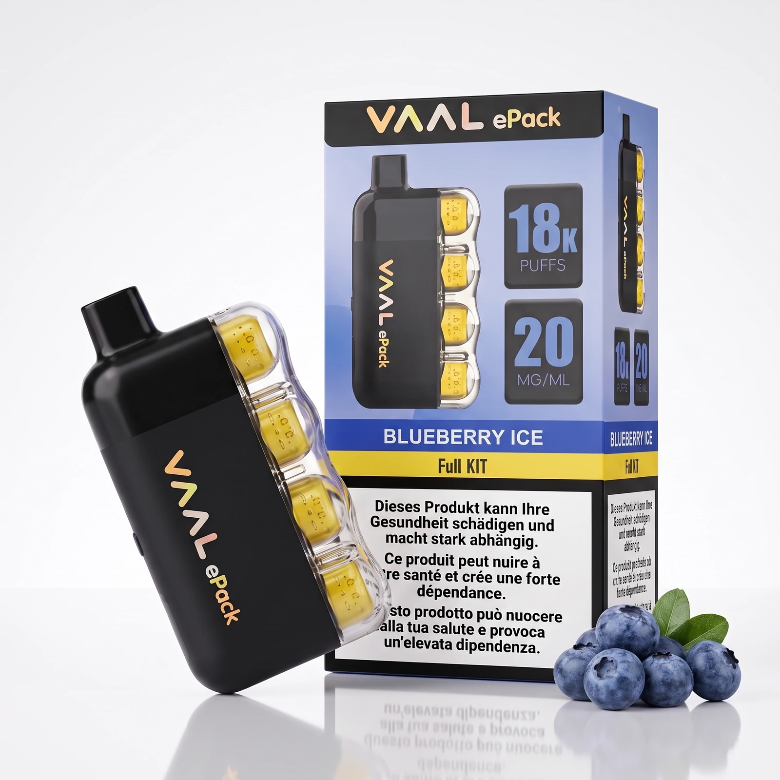 VAAL ePack Blueberry Ice Kit Produktbild
