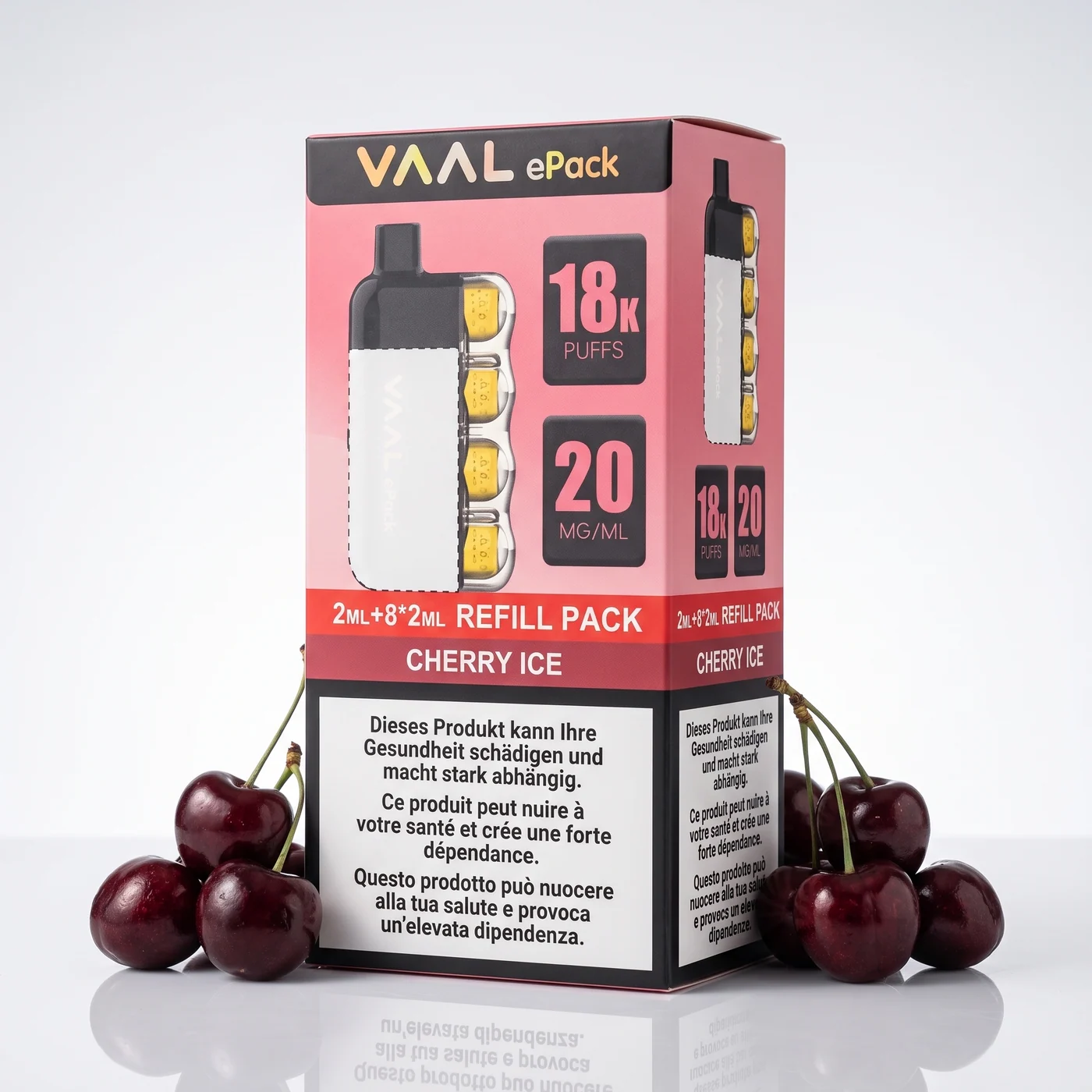 VAAL ePack Cherry Ice Refill Produktbild
