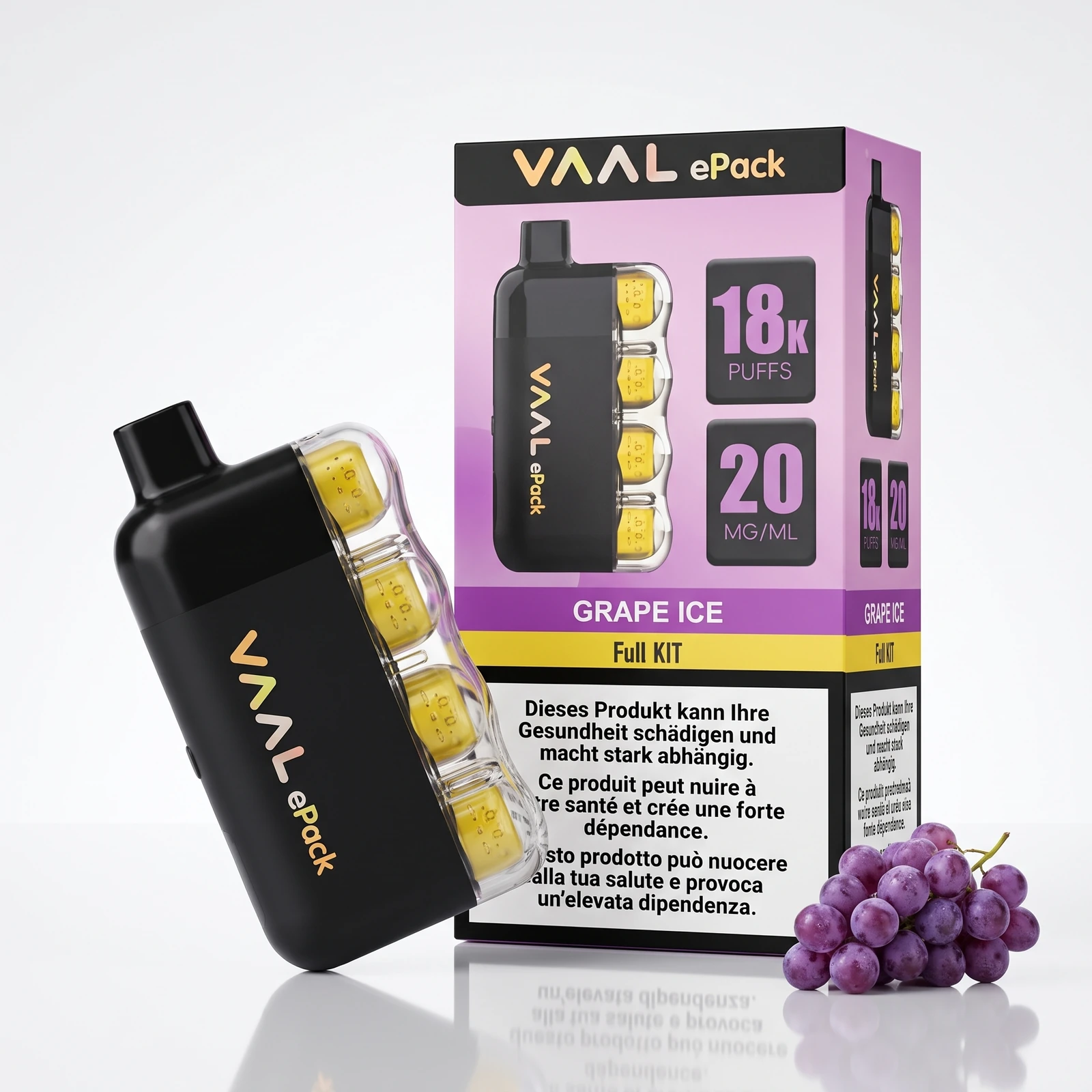 VAAL ePack Grape Ice Kit Produktbild