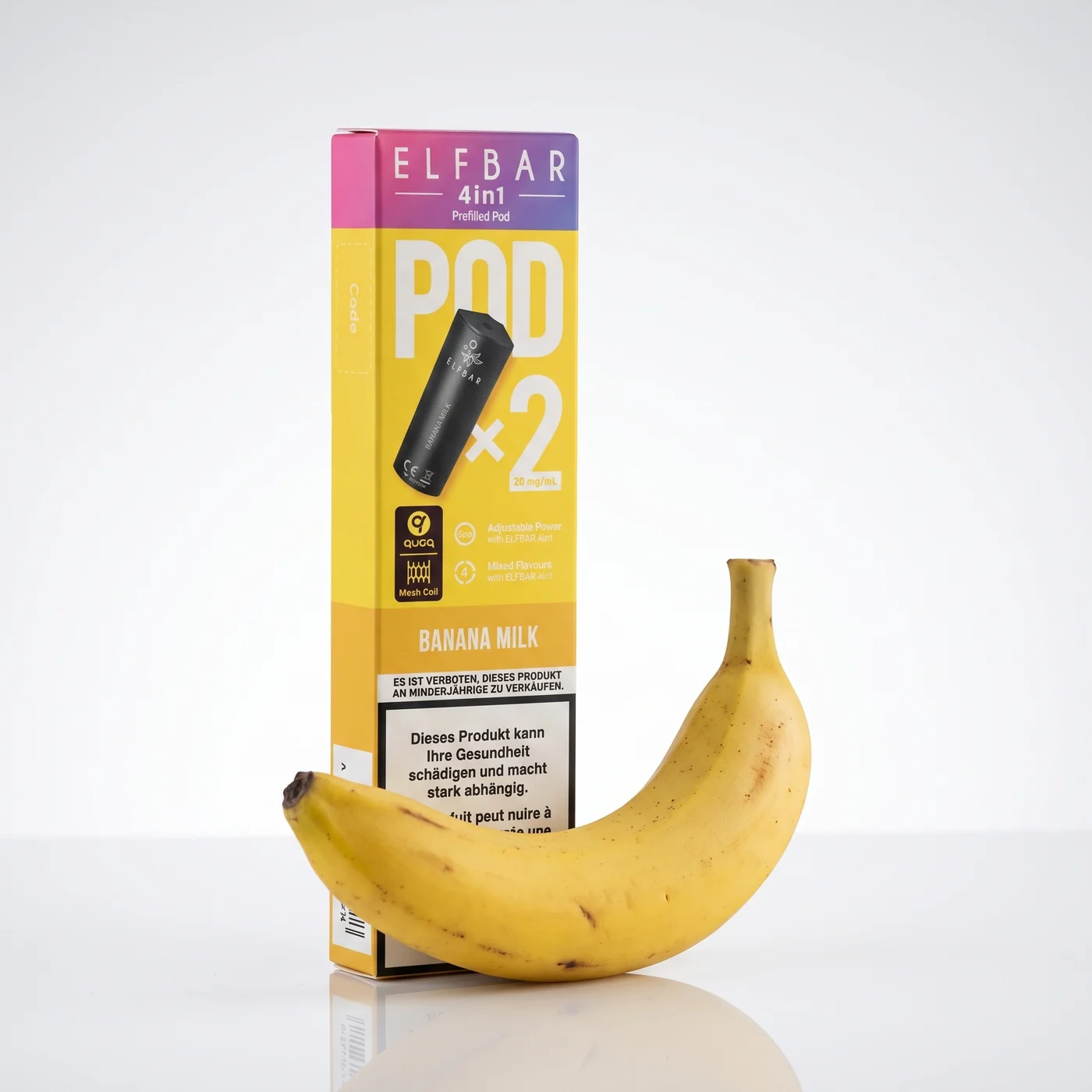 Elfbar 4in1 Pod, Banana Milk Produktbild