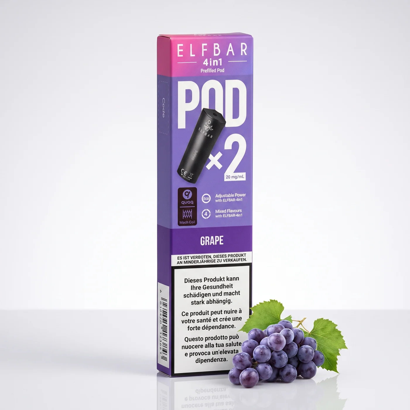 Elfbar 4in1 Pod, Grape Produktbild