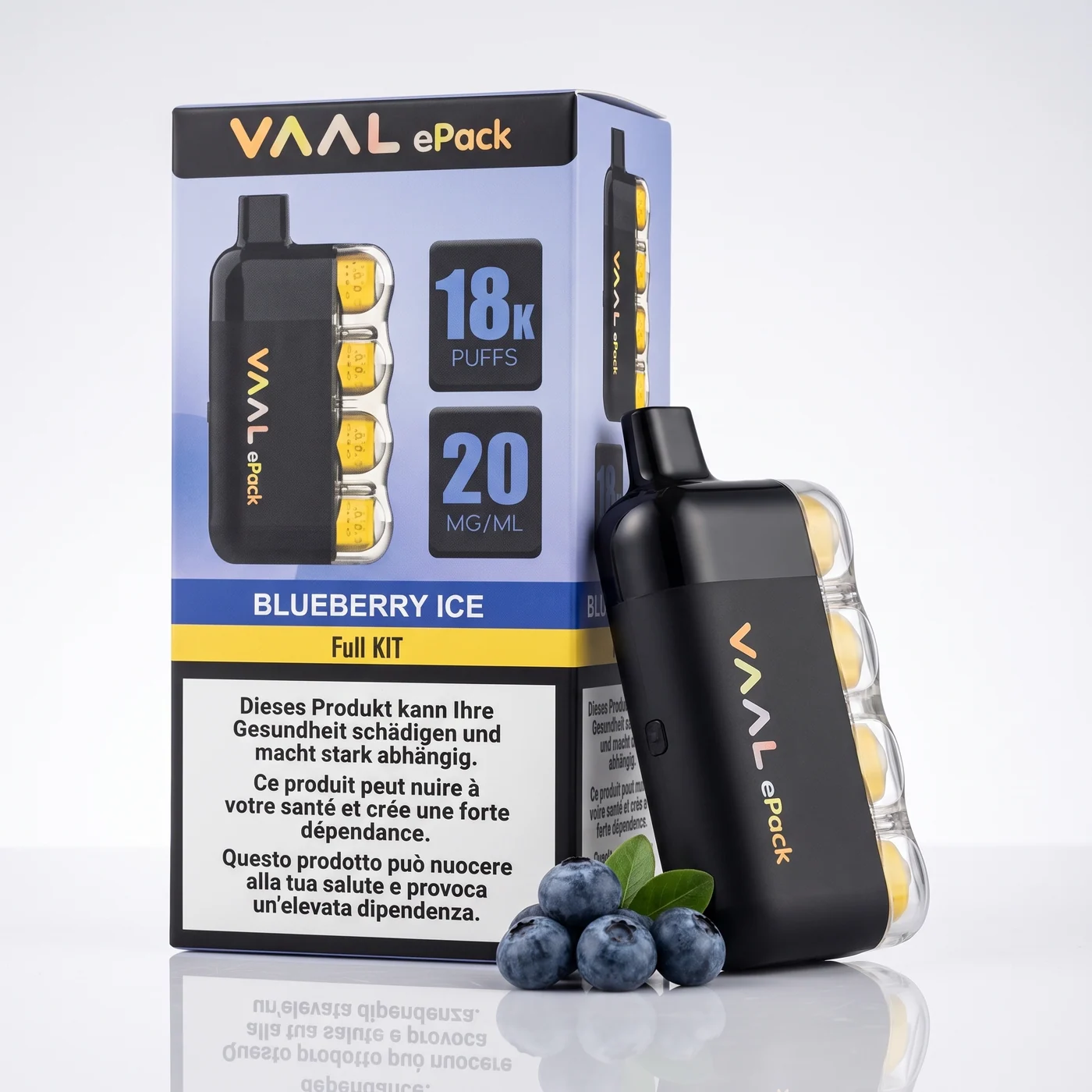 VAAL ePack Blueberry Ice Kit Produktbild