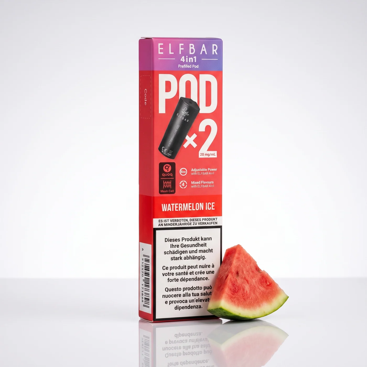 Elfbar 4in1 Pod, Watermelon ICE Produktbild