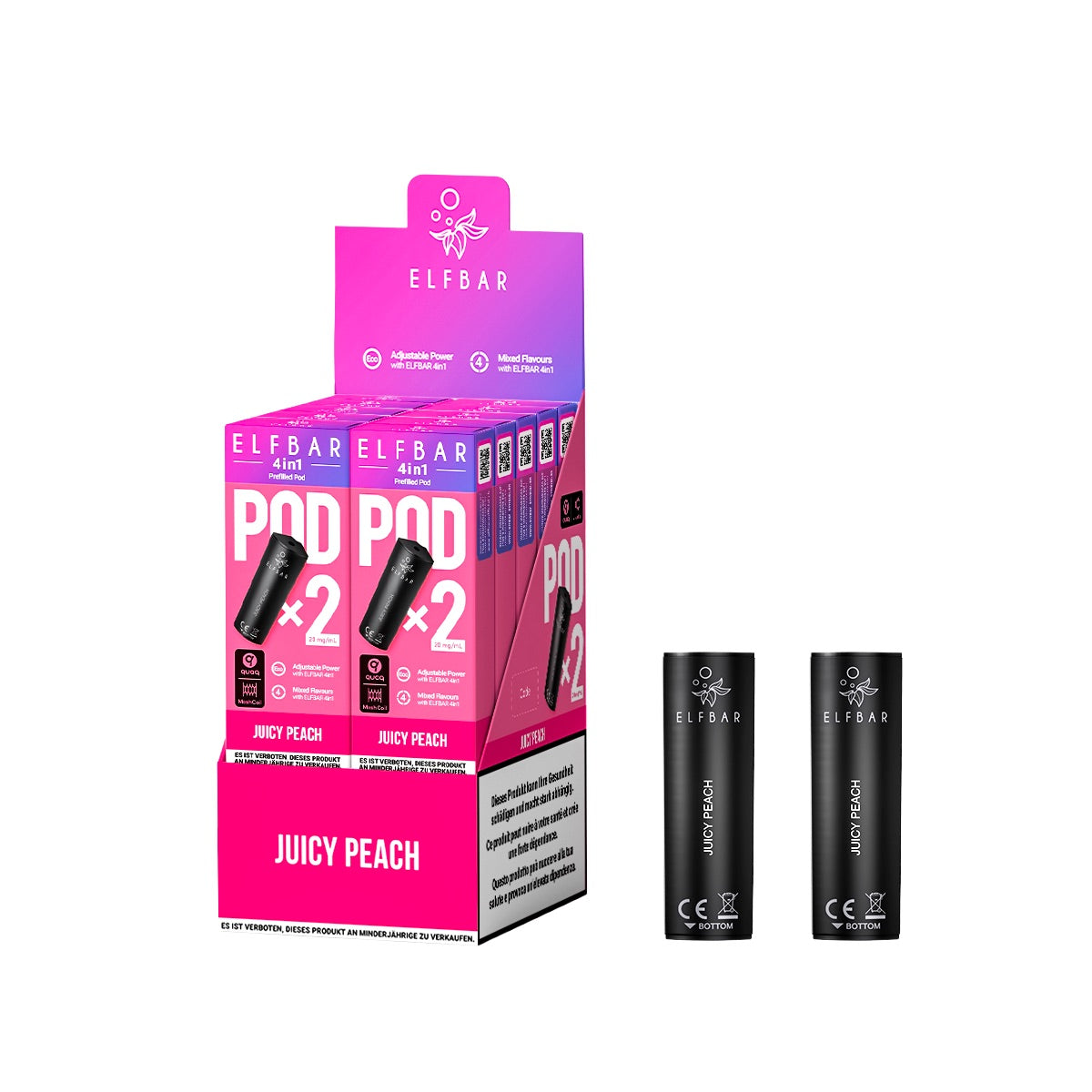 Elfbar 4in1 Pod, Juicy Peach