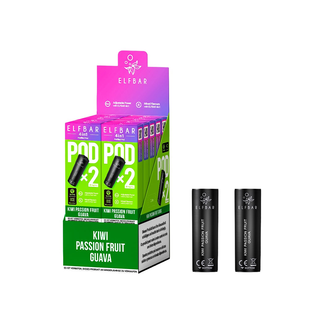 Elfbar 4in1 Pod, Kiwi Passionfruit Guava