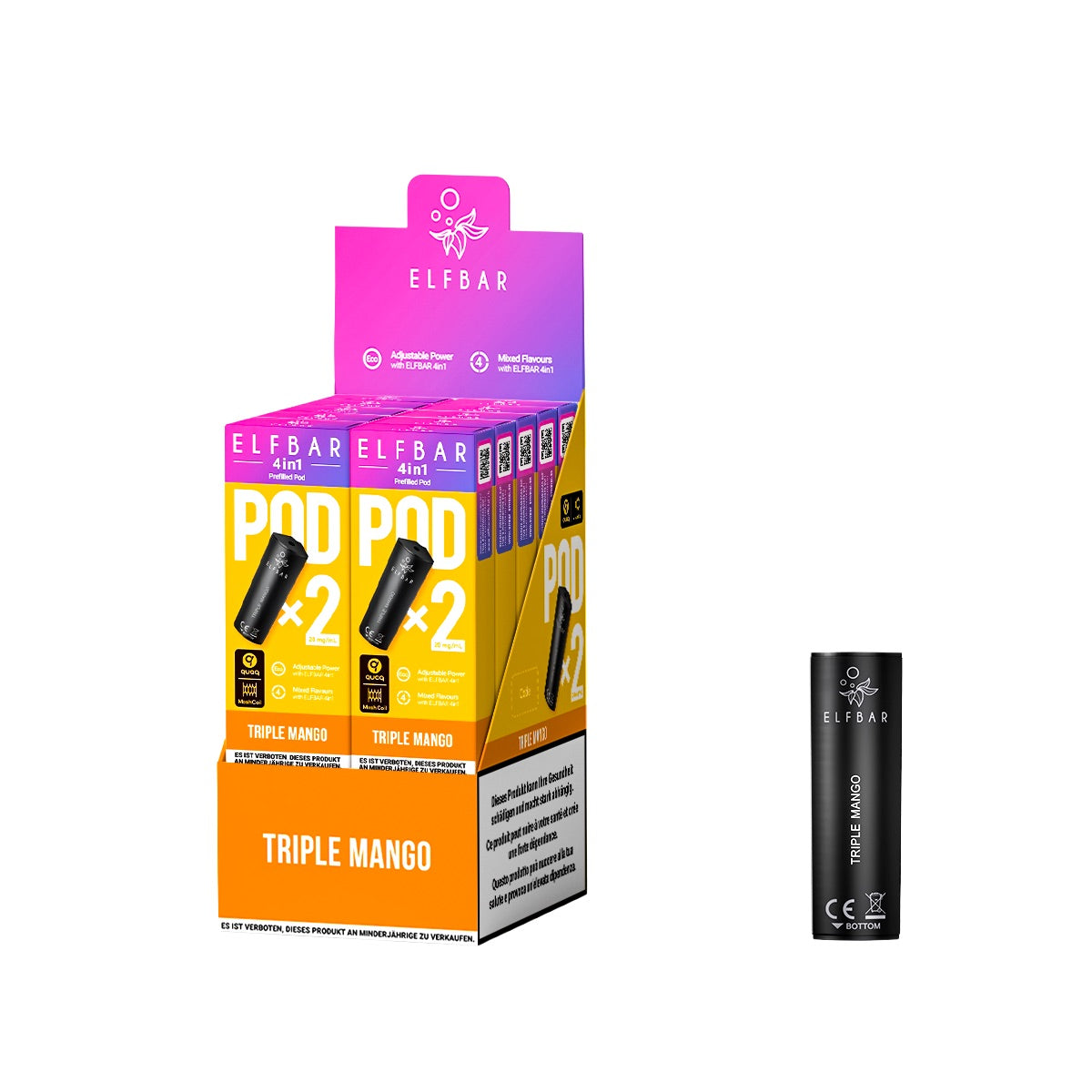 Elfbar 4in1 Pod, Tripple Mango