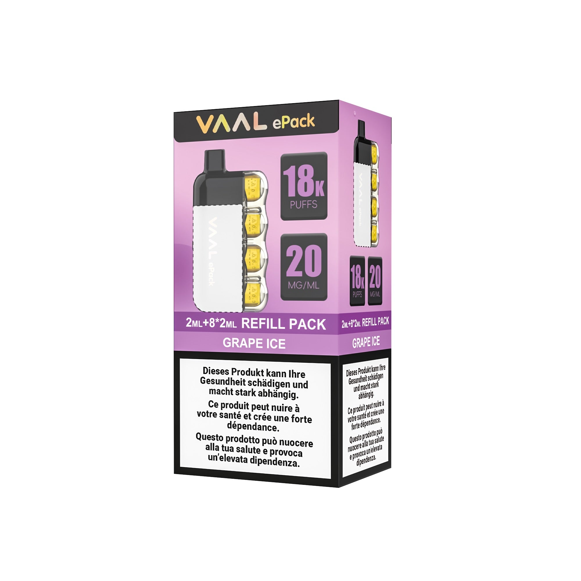 VAAL ePack Grape Ice Refill